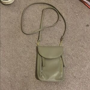 Elegant Gray Crossbody Bag
